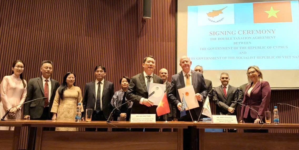 Việt Nam và Cộng hòa Síp ký kết Hiệp định tránh đánh thuế hai lần Việt Nam và Cộng hòa Síp ký kết Hiệp định tránh đánh thuế hai lần