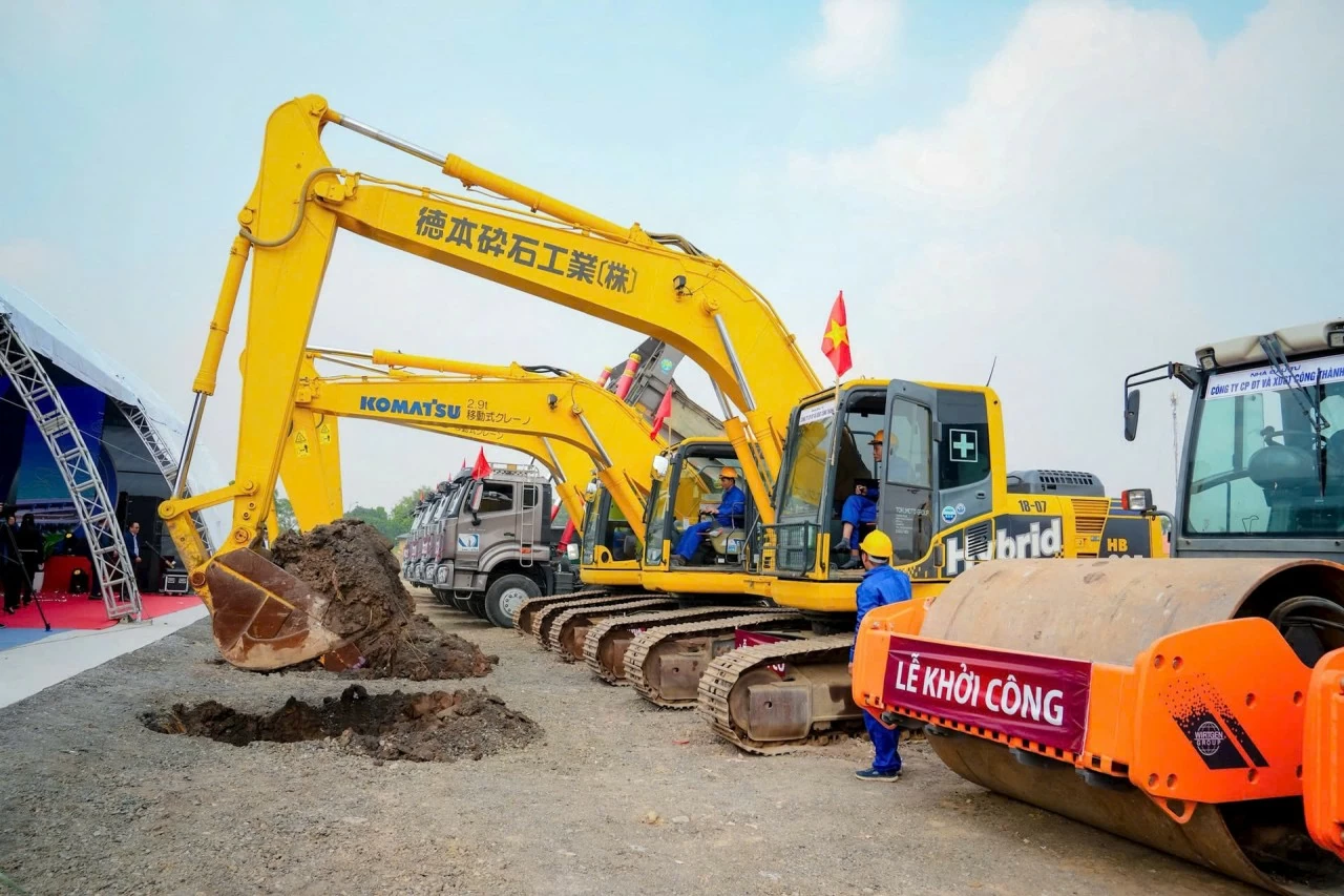 Khởi công Dự án tuyến đường kết nối sân bay Gia Bình với Thủ đô Hà Nội
