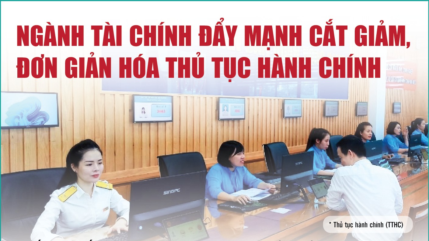 Infographics: Ngành Tài chính đã cắt giảm, đơn giản hóa 475 thủ tục hành chính