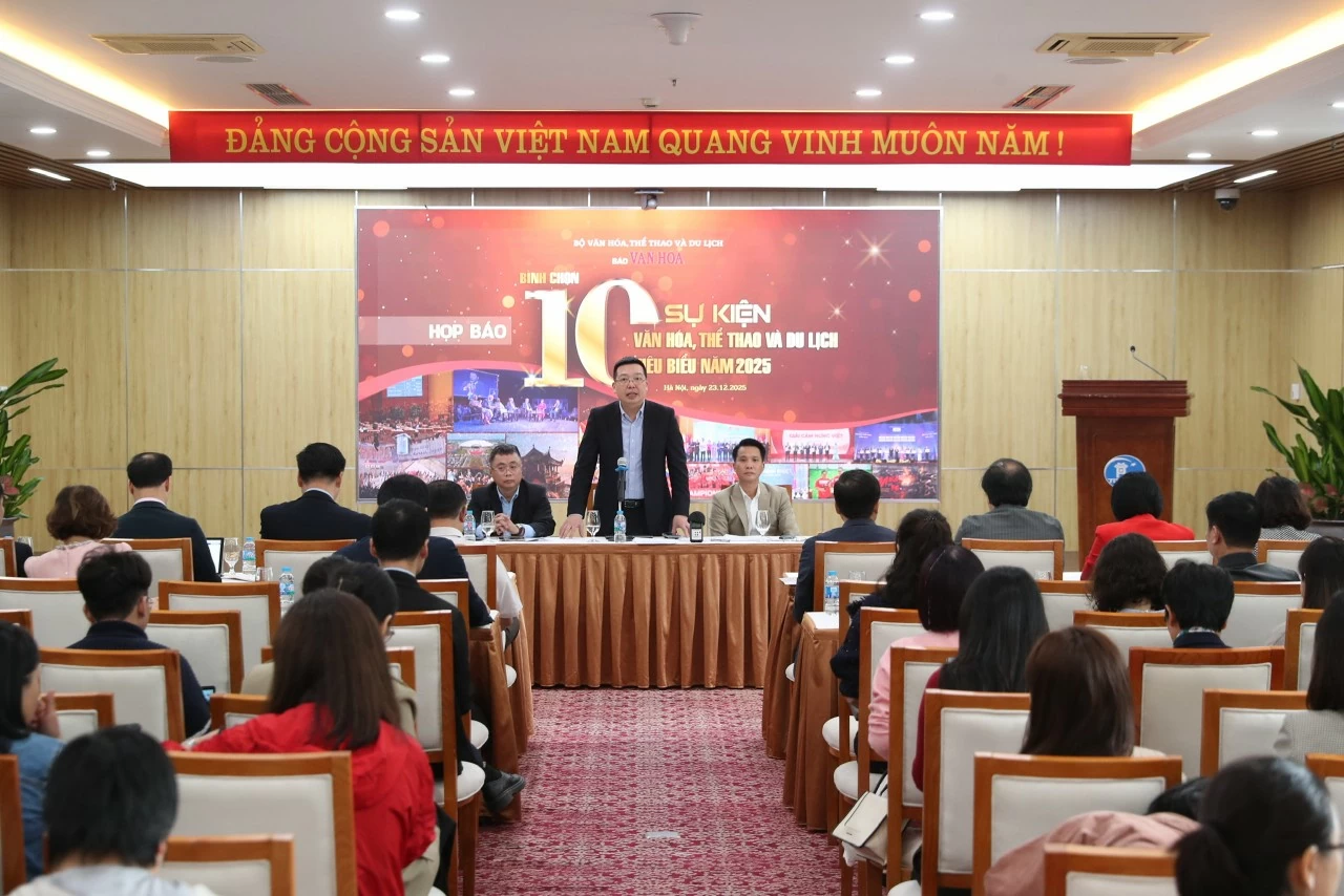 Bình chọn 10 sự kiện văn hóa, thể thao và du lịch tiêu biểu năm 2025 Bình chọn 10 sự kiện văn hóa, thể thao và du lịch tiêu biểu năm 2025