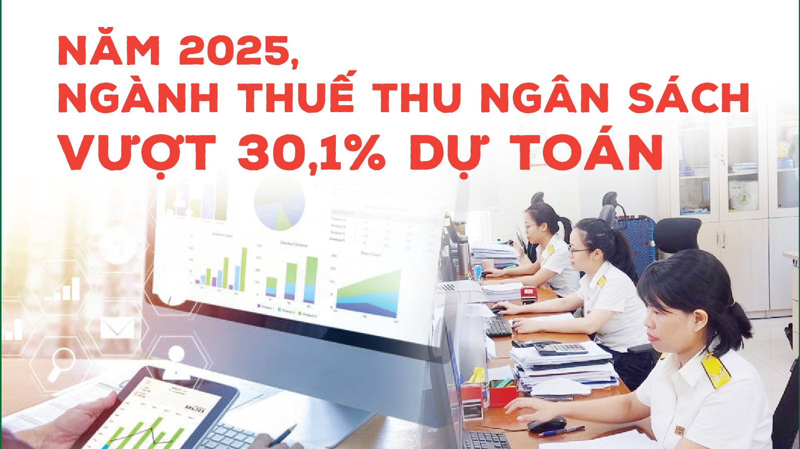 Infographics: Năm 2025, thu ngân sách của ngành Thuế lần đầu đạt hơn 2,2 triệu tỷ đồng