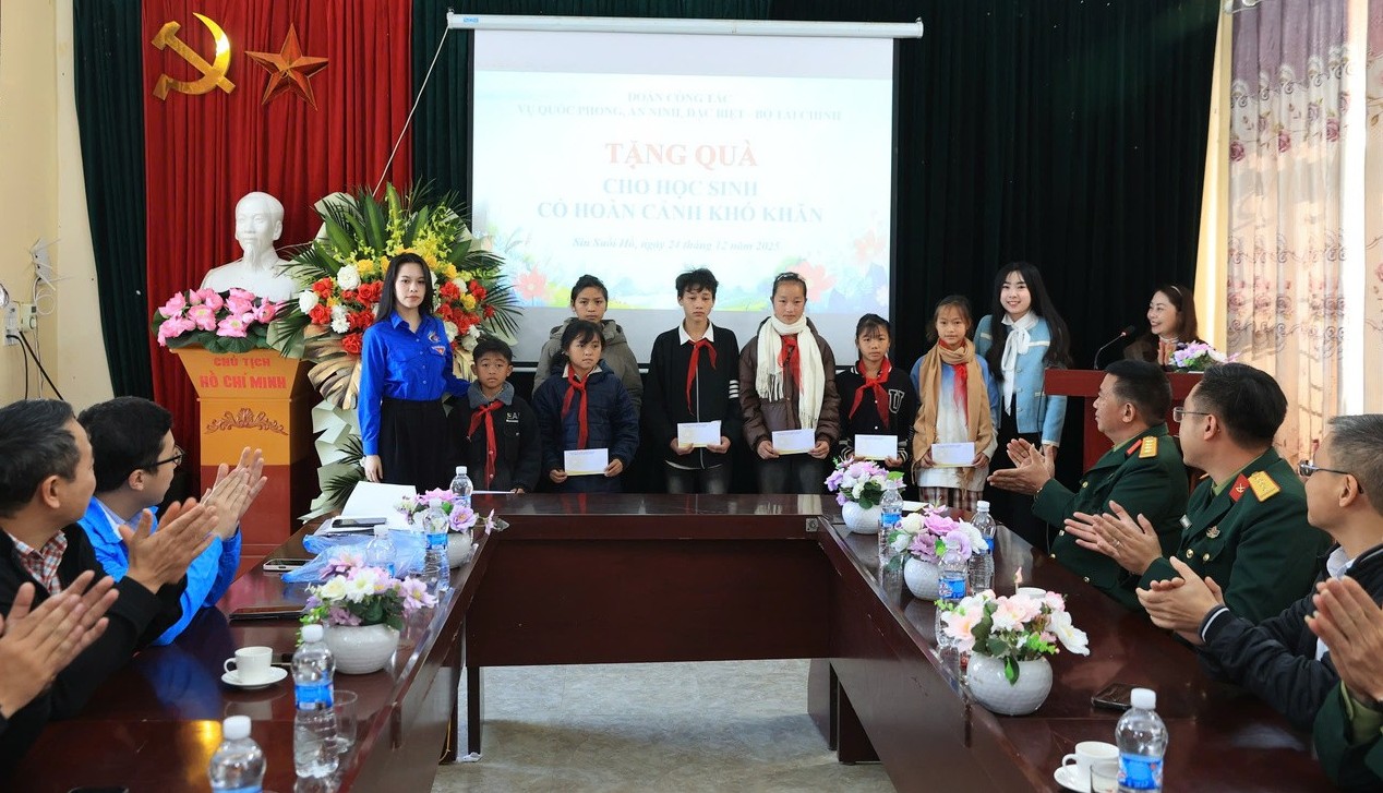 Chi đoàn Vụ I, Bộ Tài chính lan tỏa tinh thần sẻ chia nơi vùng cao Lai Châu