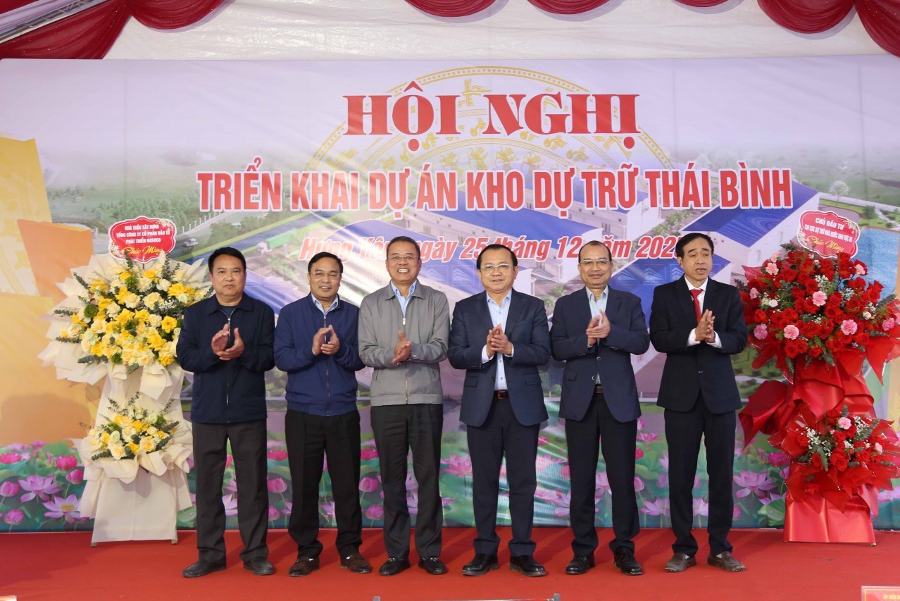 Triến khai xây dựng Dự án Kho dự trữ Thái Bình