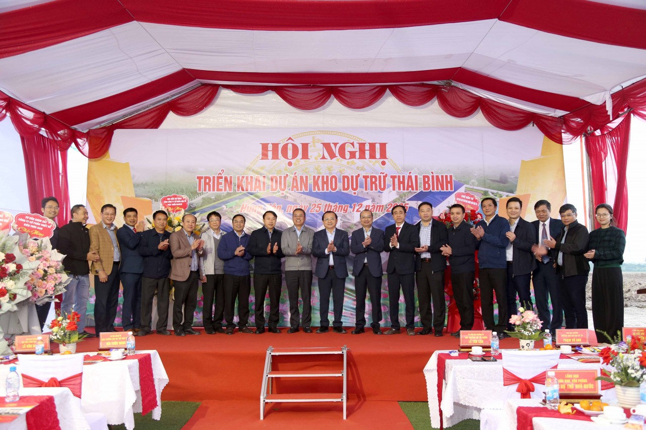 Triến khai xây dựng Dự án Kho dự trữ Thái Bình