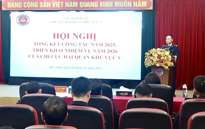 Hải quan khu vực V được biểu dương thành tích vượt bậc trong năm 2025