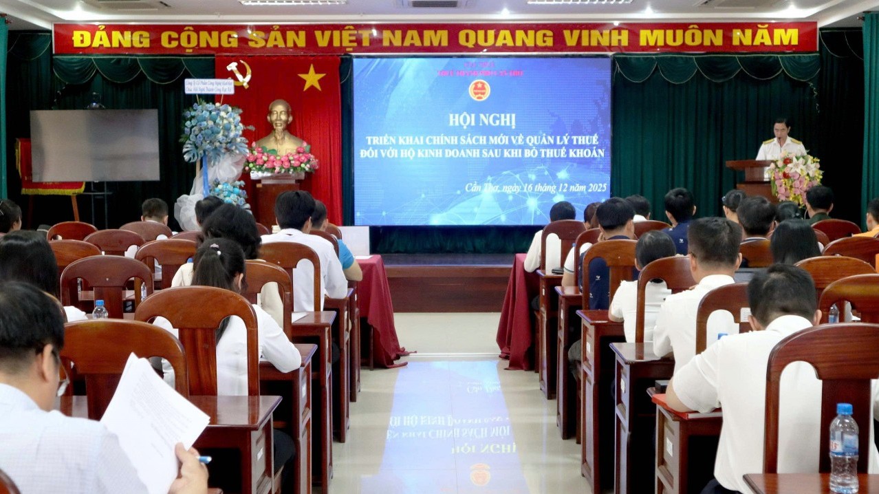 Thuế TP. Cần Thơ triển khai chính sách mới về quản lý thuế đối với hộ kinh doanh sau khi bỏ thuế khoán