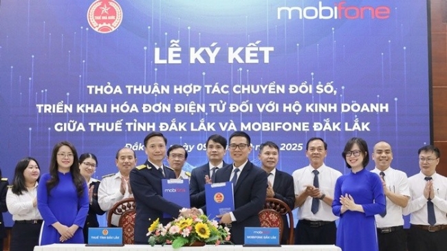 thue tinh dak lak va mobifone ky thoa thuan hop tac trien khai hoa don dien tu doi voi ho kinh doanh