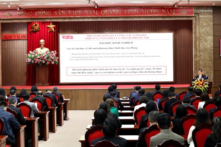 Hà Nội quyết tâm hoàn thành mục tiêu tăng trưởng GRDP trên 11% năm 2026