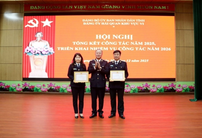 Đảng bộ Hải quan khu vực VI phấn đấu thu ngân sách năm 2026 đạt 18.000 tỷ đồng