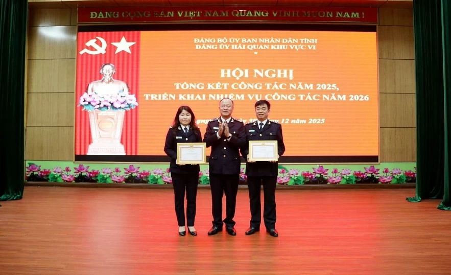undefined Đảng bộ Hải quan khu vực VI phấn đấu thu ngân sách năm 2026 đạt 18.000 tỷ đồng