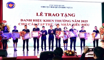 Hải quan khu vực I: Dấu ấn năm 2025, đón nhận nhiều phần thưởng cao quý