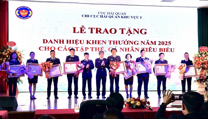 Hải quan khu vực I: Dấu ấn năm 2025, xứng đáng đón nhận nhiều phần thưởng cao quý
