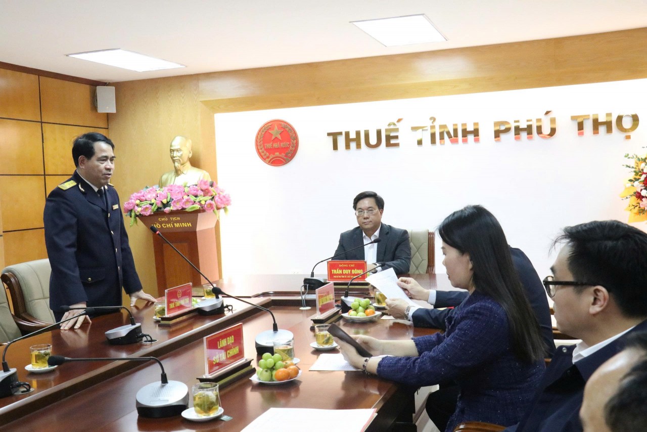 Thuế tỉnh Phú Thọ quản lý chặt chẽ, thu đúng, thu đủ các khoản thu Thuế tỉnh Phú Thọ quản lý chặt chẽ, thu đúng, thu đủ các khoản thu