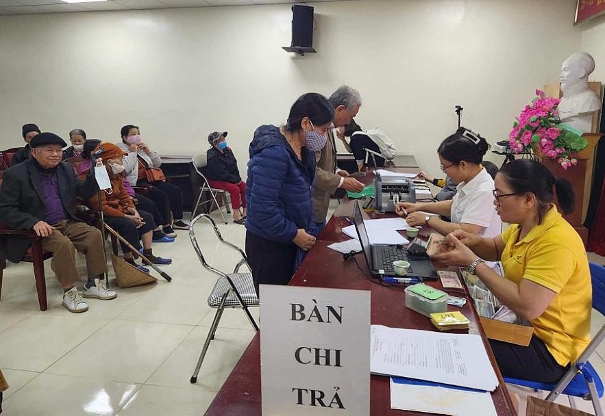 Chi trả lương hưu, trợ cấp bảo hiểm xã hội tháng 2, 3/2026 vào cùng kỳ chi trả tháng 2 Chi trả lương hưu, trợ cấp bảo hiểm xã hội tháng 2, 3/2026 vào cùng kỳ chi trả tháng 2