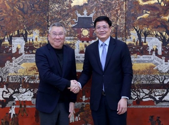 Thứ trưởng Bộ Tài chính Nguyễn Đức Tâm tiếp Phó Chủ tịch Thường trực Tập đoàn Dassault Systèmes