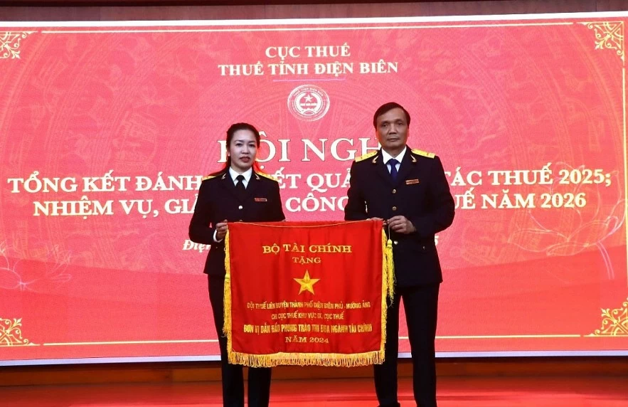 Thuế tỉnh Điện Biên thu ngân sách năm 2025 vượt 56% dự toán Thuế tỉnh Điện Biên thu ngân sách năm 2025 vượt 56% dự toán