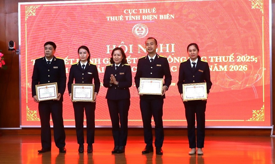 Thuế tỉnh Điện Biên thu ngân sách năm 2025 vượt 56% dự toán