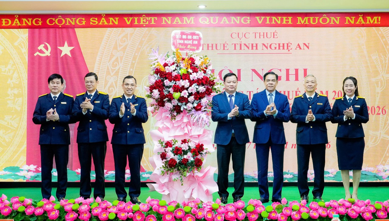 Thuế tỉnh Nghệ An phấn đấu vượt dự toán thu để đóng góp vào tăng trưởng kinh tế của tỉnh