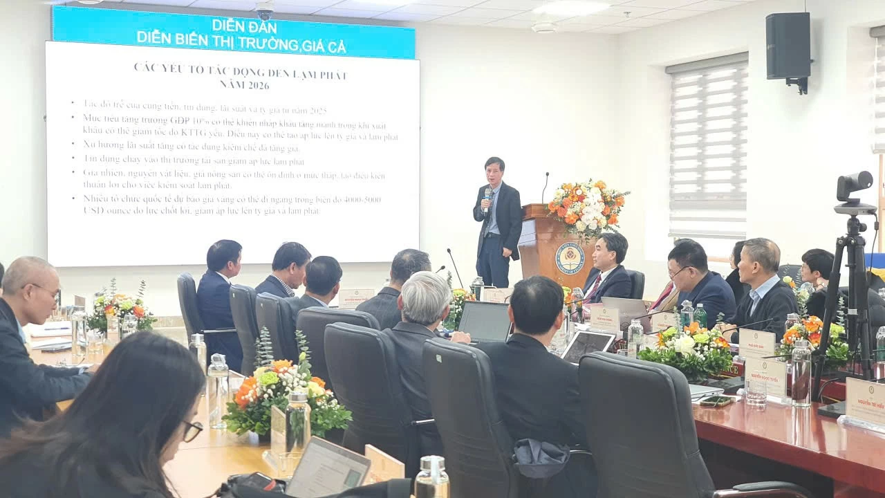 Dự báo lạm phát trung bình tại Việt Nam năm 2026 sẽ xoay quanh mức 3,5% Dự báo lạm phát trung bình tại Việt Nam năm 2026 sẽ xoay quanh mức 3,5%