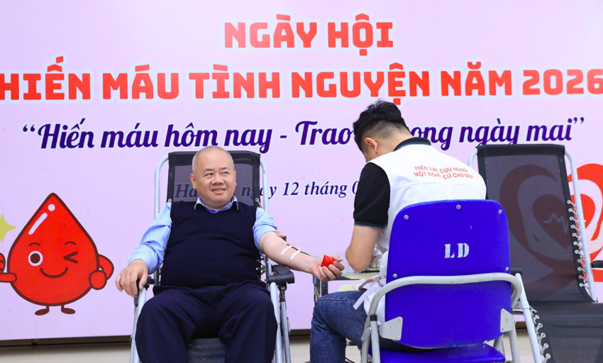 Tuổi trẻ ngành Tài chính chung tay hiến máu vì cộng đồng năm 2026