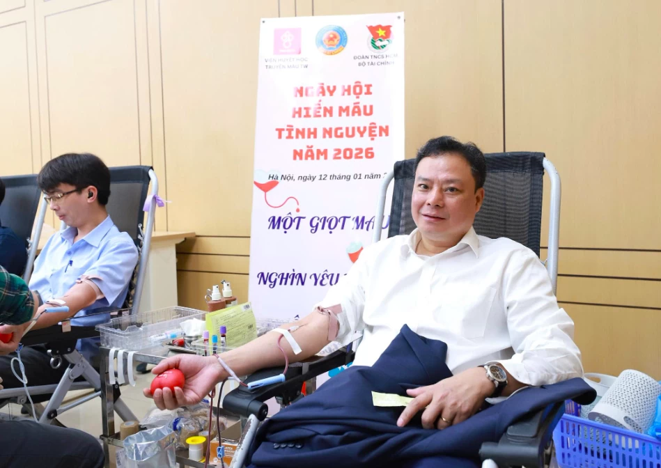 Tuổi trẻ ngành Tài chính chung tay hiến máu vì cộng đồng năm 2026 Tuổi trẻ ngành Tài chính chung tay hiến máu vì cộng đồng năm 2026
