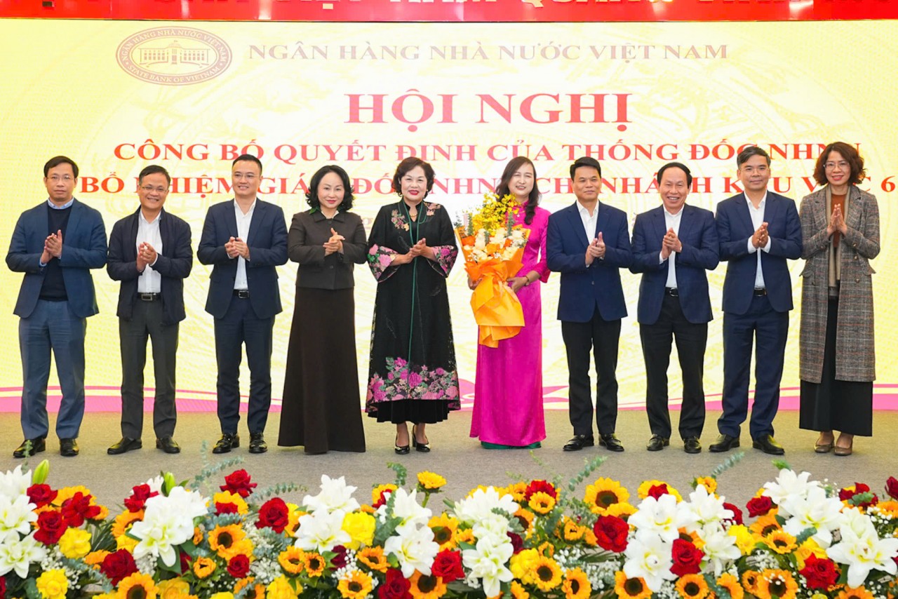 Bà Nguyễn Thị Dung được bổ nhiệm làm Giám đốc Ngân hàng Nhà nước chi nhánh Khu vực 6