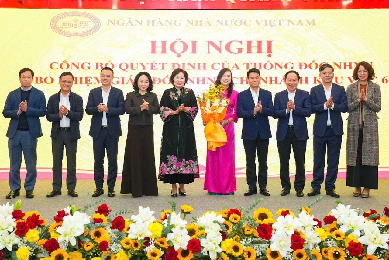 Bà Nguyễn Thị Dung được bổ nhiệm làm Giám đốc Ngân hàng Nhà nước chi nhánh Khu vực 6