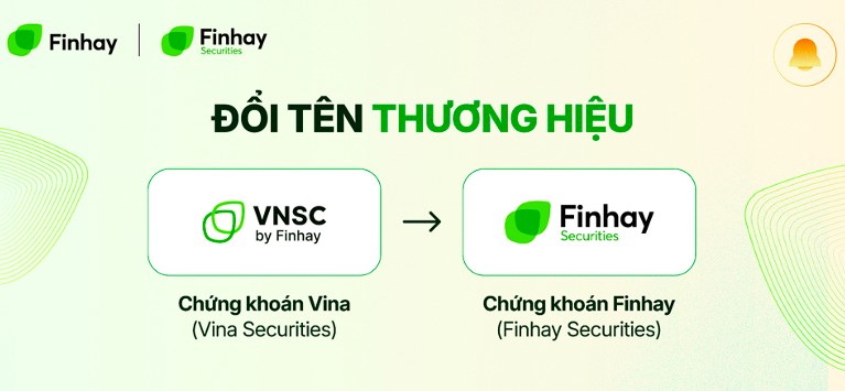 Chứng khoán Vina chính thức đổi tên thành Chứng khoán Finhay
