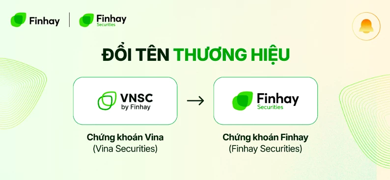 Chứng khoán Vina chính thức đổi tên thành Chứng khoán Finhay Chứng khoán Vina chính thức đổi tên thành Chứng khoán Finhay