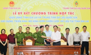 Gia Lai hợp tác cùng Trung tâm Dữ liệu quốc gia xây dựng, triển khai mô hình điểm chiến lược dữ liệu