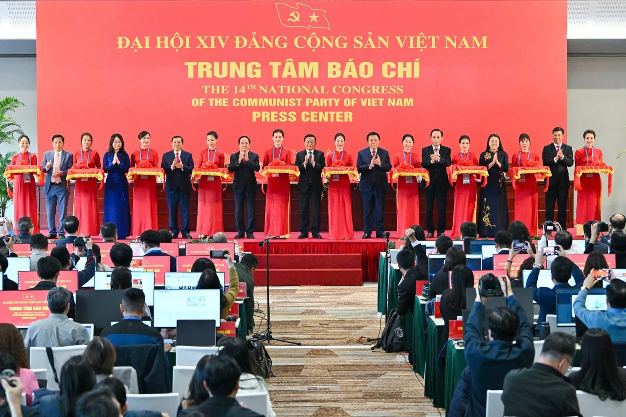 Khai trương Trung tâm Báo chí và Họp báo quốc tế về Đại hội XIV của Đảng Khai trương Trung tâm Báo chí và Họp báo quốc tế về Đại hội XIV của Đảng