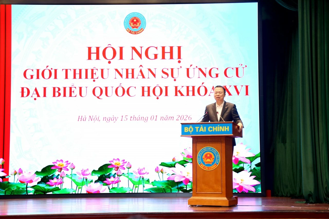 Bộ Tài chính giới thiệu người ứng cử đại biểu Quốc hội khóa XVI Bộ Tài chính giới thiệu người ứng cử đại biểu Quốc hội khóa XVI