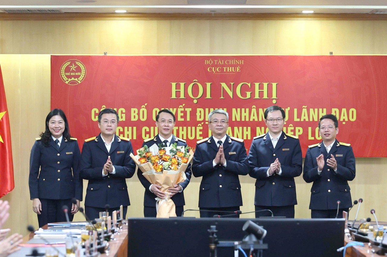 Ông Phạm Thanh Tâm được bổ nhiệm giữ chức Chi cục trưởng Chi cục Thuế doanh nghiệp lớn