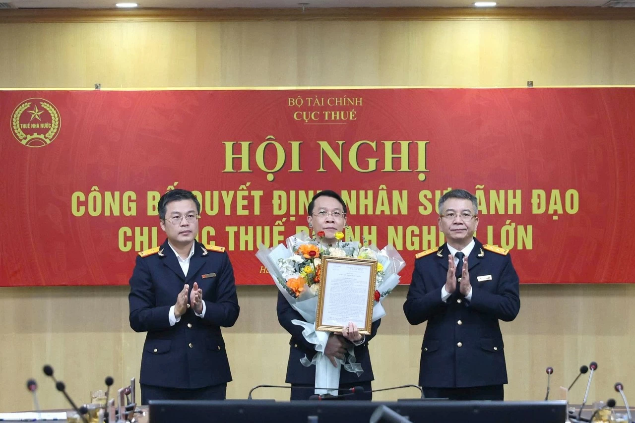 Ông Phạm Thanh Tâm được bổ nhiệm giữ chức Chi cục trưởng Chi cục Thuế doanh nghiệp lớn Ông Phạm Thanh Tâm được bổ nhiệm giữ chức Chi cục trưởng Chi cục Thuế doanh nghiệp lớn