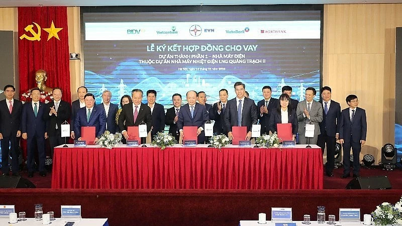 Ký hợp đồng cho vay hơn 29.500 tỷ đồng xây dựng nhà máy Nhiệt điện LNG Quảng Trạch II