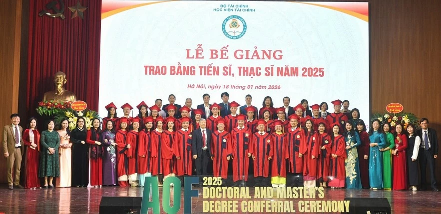 Học viện Tài chính trao bằng tốt nghiệp Tiến sĩ, Thạc sĩ năm 2025 Học viện Tài chính trao bằng tốt nghiệp Tiến sĩ, Thạc sĩ năm 2025