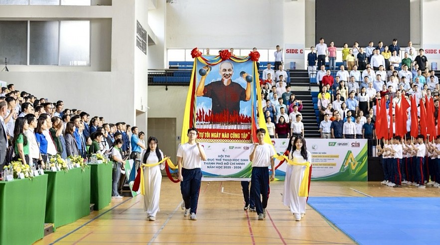 Nestlé MILO đồng hành khai mạc Hội thi Thể dục Thể thao học sinh TP.HCM năm học 2025 - 2026