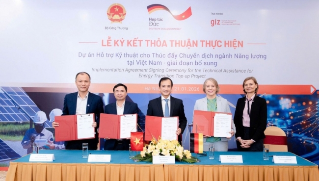 Việt Nam và Đức mở rộng hợp tác về chuyển dịch năng lượng