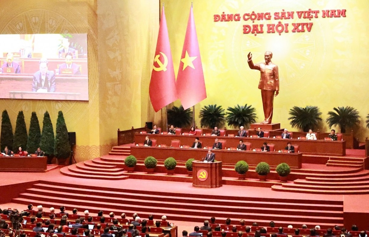 Công bố kết quả bầu Bộ Chính trị, Tổng Bí thư, Ban Bí thư, Ủy ban Kiểm tra Trung ương, Chủ nhiệm Ủy ban Kiểm tra Trung ương Khóa XIV