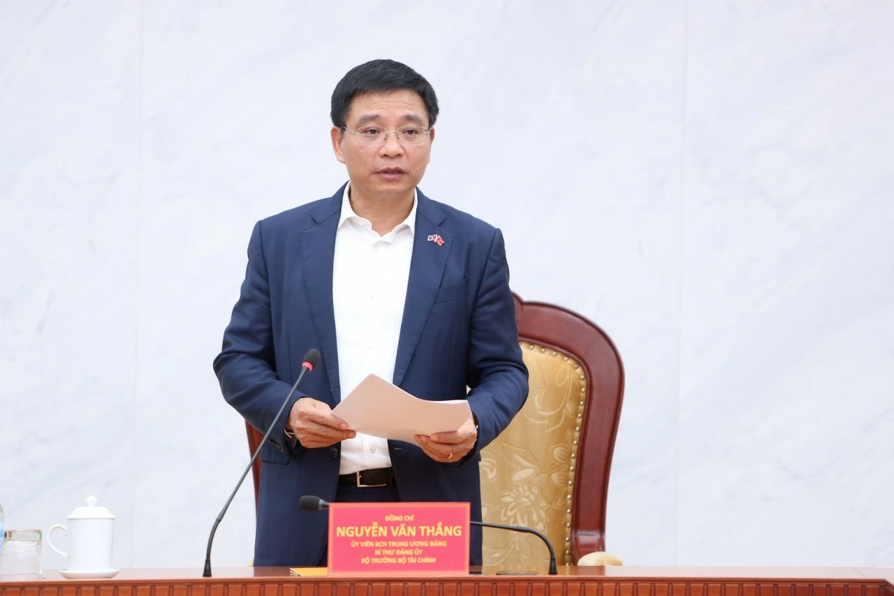 Bí Thứ Đảng ủy Bộ Tài chính Nguyễn Văn Thắng chủ trì hội nghị thông báo nhanh kết quả Đại hội XIV của Đảng Bí Thứ Đảng ủy Bộ Tài chính Nguyễn Văn Thắng chủ trì hội nghị thông báo nhanh kết quả Đại hội XIV của Đảng