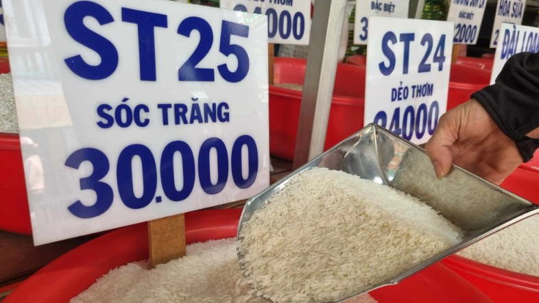 Ngày 27/1: Giá gạo nguyên liệu xuất khẩu đảo chiều giảm, lúa bình ổn