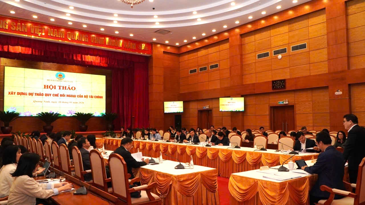 Bộ Tài chính xây dựng quy chế quản lý thống nhất các hoạt động đối ngoại