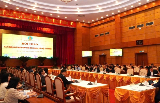 Bộ Tài chính xây dựng quy chế quản lý thống nhất các hoạt động đối ngoại