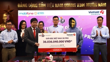 TP. Hồ Chí Minh: Nam thanh niên trúng giải đặc biệt xổ số tự chọn Max 3D Pro hơn 36 tỷ đồng