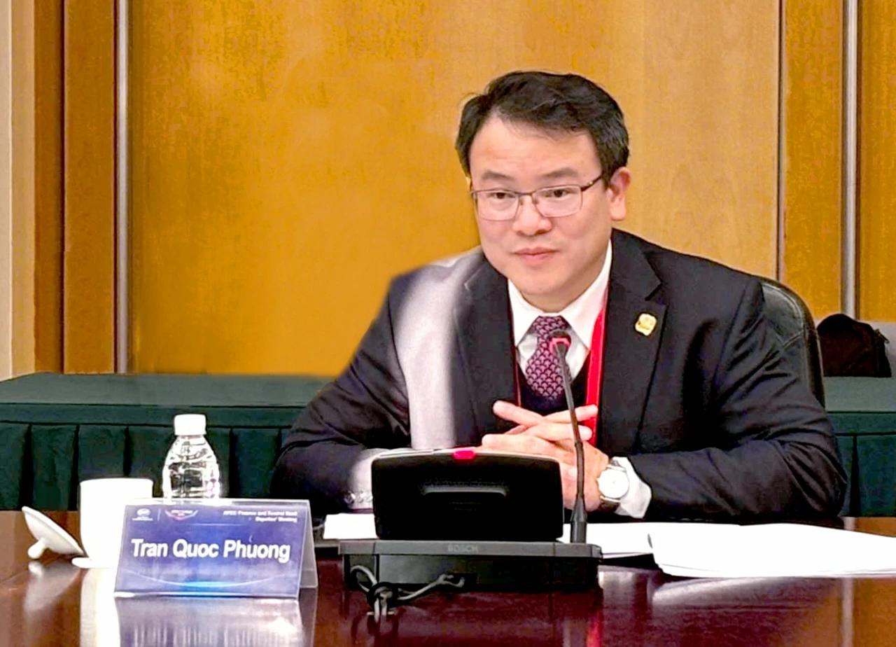 Thứ trưởng Trần Quốc Phương hội đàm với Thứ trưởng Bộ Tài chính Trung Quốc Liao Min