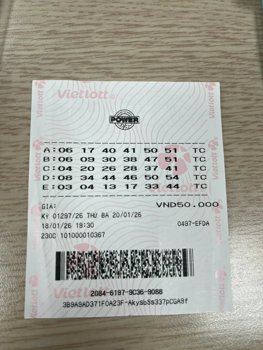 Nam doanh nhân tại TP. Hồ Chí Minh trúng Jackpot 1 xổ số Power 6/55 hơn 257 tỷ đồng Nam doanh nhân tại TP. Hồ Chí Minh trúng Jackpot 1 xổ số Power 6/55 hơn 257 tỷ đồng