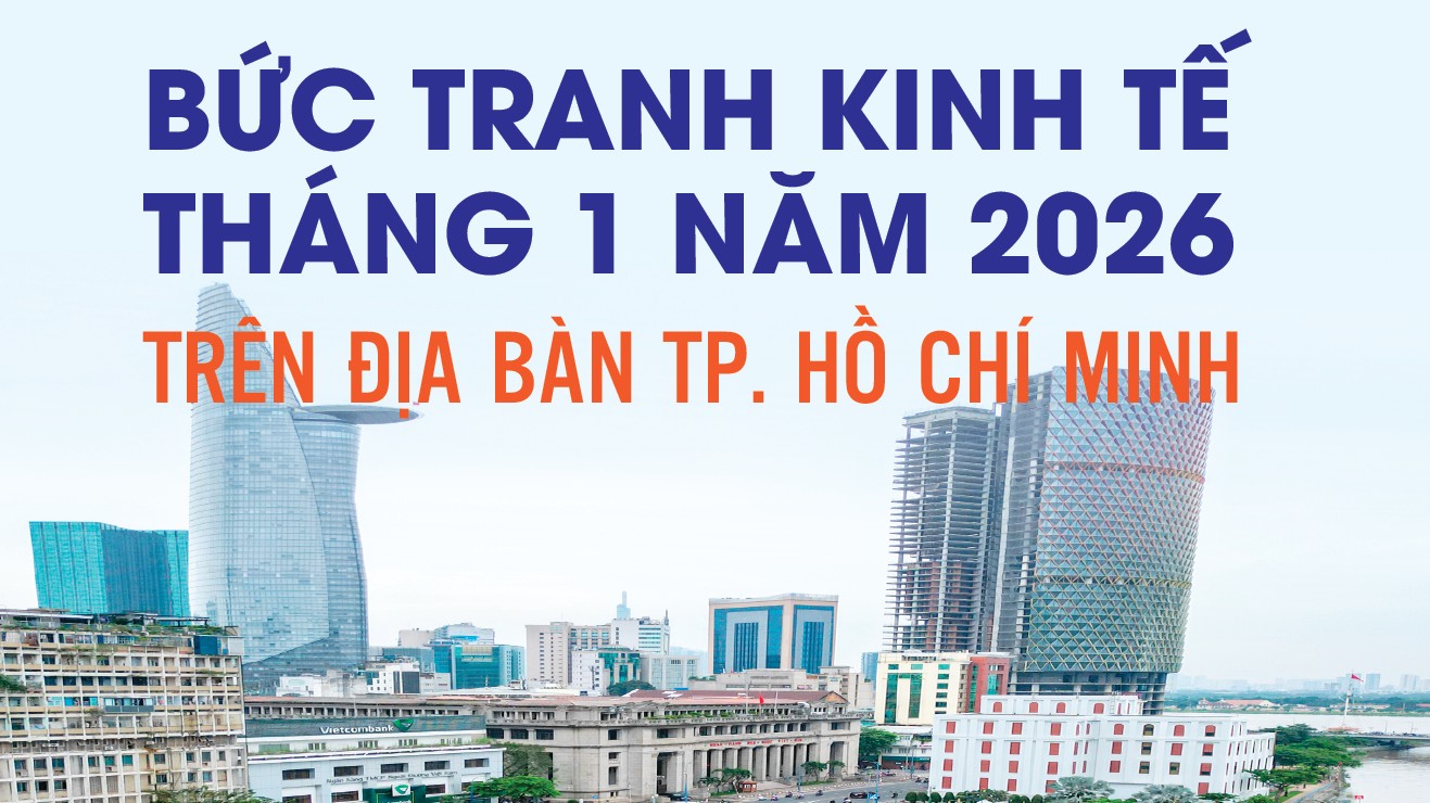Infographics: Bức tranh kinh tế tháng 1/2026 trên địa bàn TP. Hồ Chí Minh
