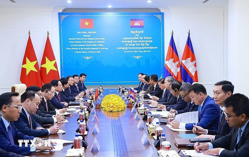 Việt Nam - Campuchia đẩy mạnh hợp tác kinh tế và an ninh biên giới