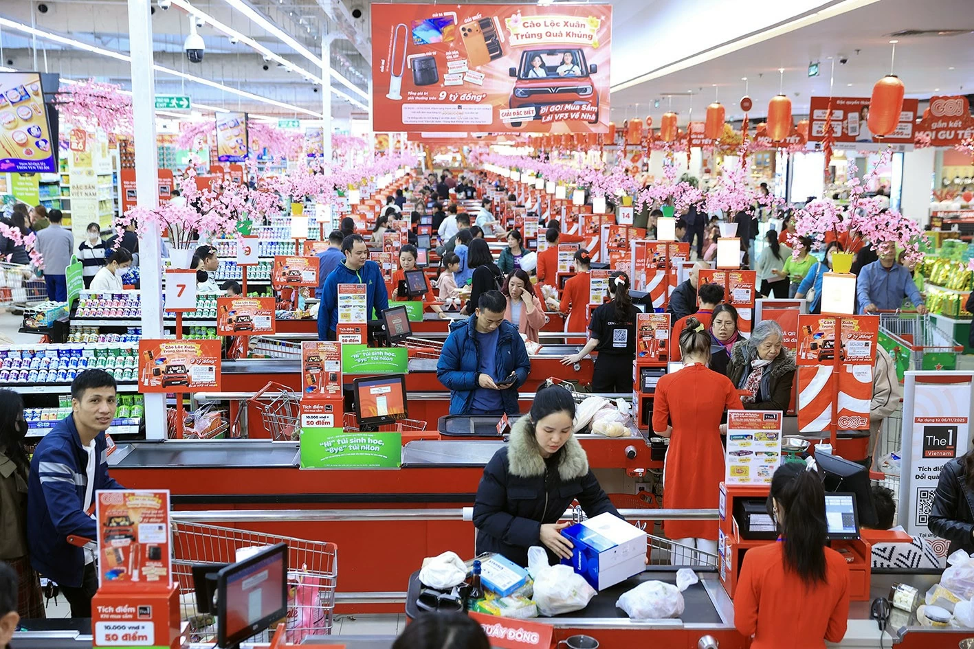 Nhộn nhịp thị trường mua sắm Tết Bính Ngọ Nhộn nhịp thị trường mua sắm Tết Bính Ngọ