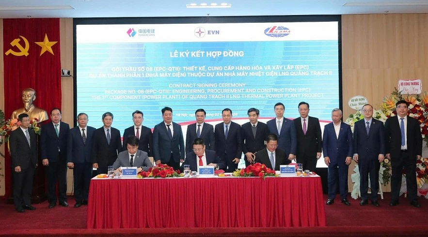 Ký kết Hợp đồng EPC dự án thành phần 1 Nhà máy Nhiệt điện LNG Quảng Trạch II